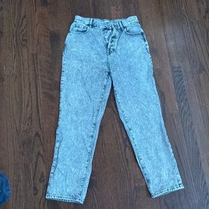 grey pac-sun straight leg jeans